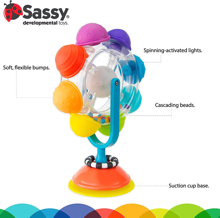 Sassy® Light Up Rainbow Reel Tray Toy