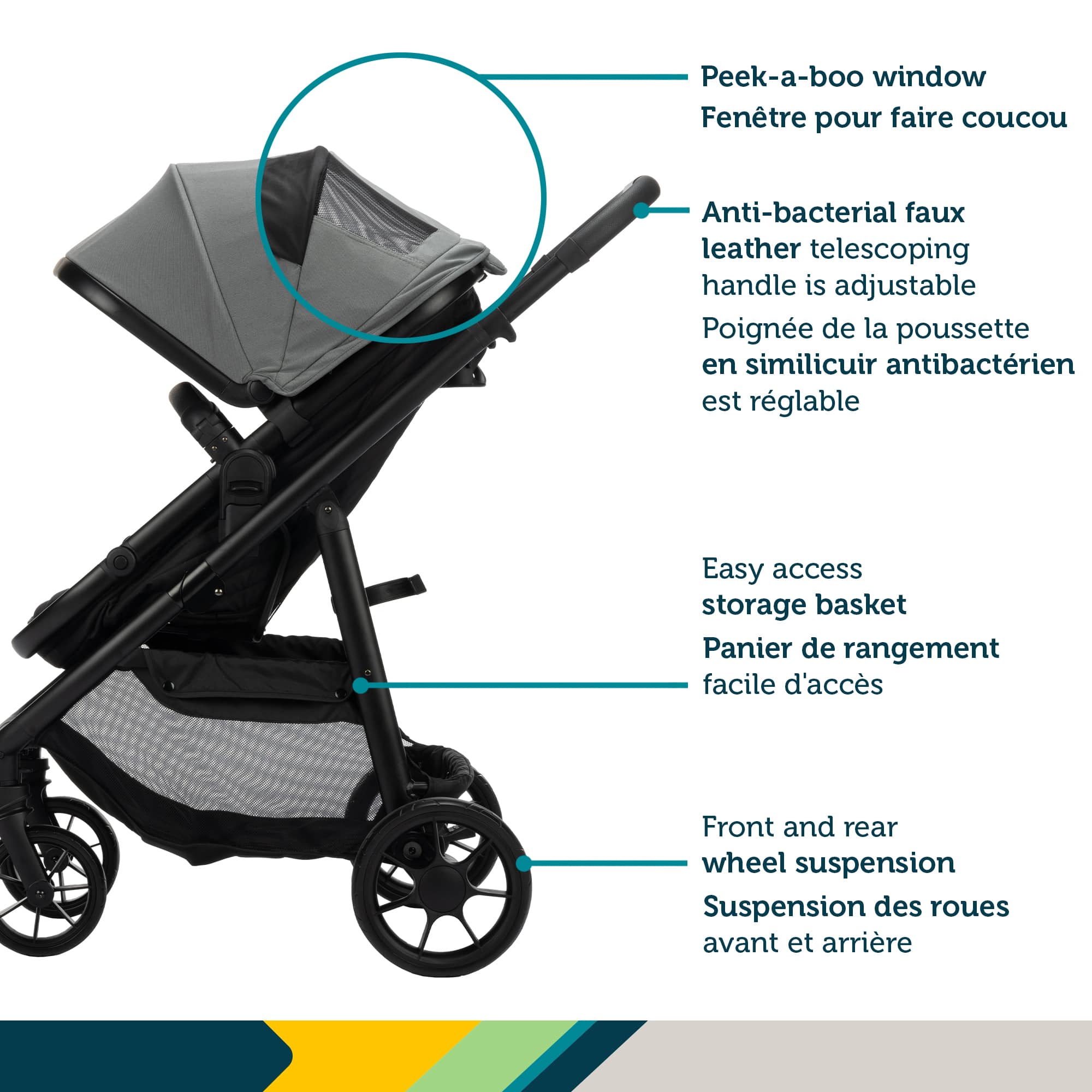 Safety 1st Raya Travel System with Onboard FLX Infant Car Seat