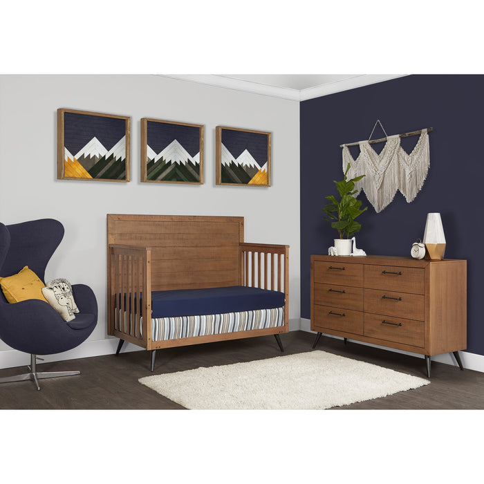 Lit de bébé convertible 4 en 1 Dream On Me Evolur Stilnovo Mid Century