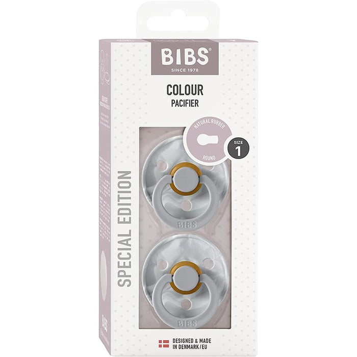 Bibs Original Natural Rubber Pacifiers - 2 Pack - Boys & Unisex Colors
