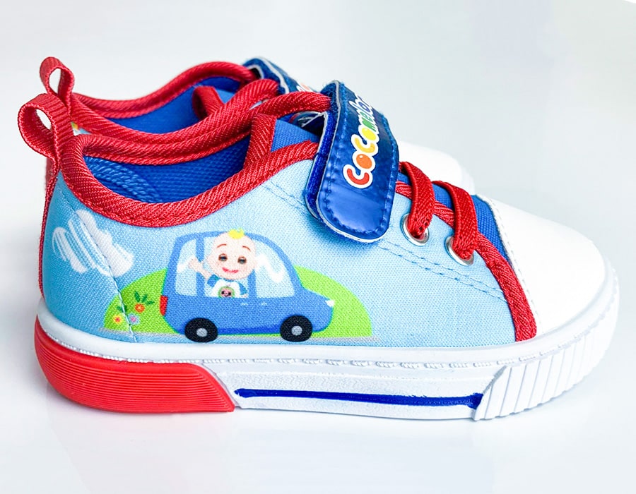 Kids Shoes Cocomelon Light-up Toddler Boys Canvas Shoes
