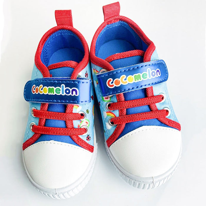Kids Shoes Chaussures Cocomelon en toile canvas avec lumières pour tout-petits
