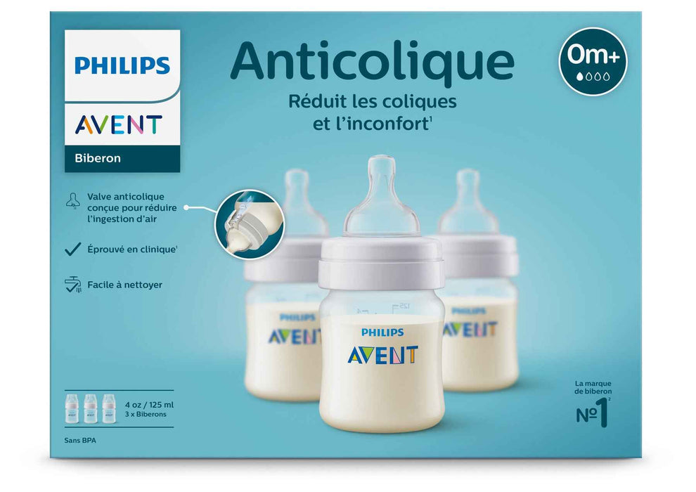 Biberon anti-colique Philips Avent | 3 paquet