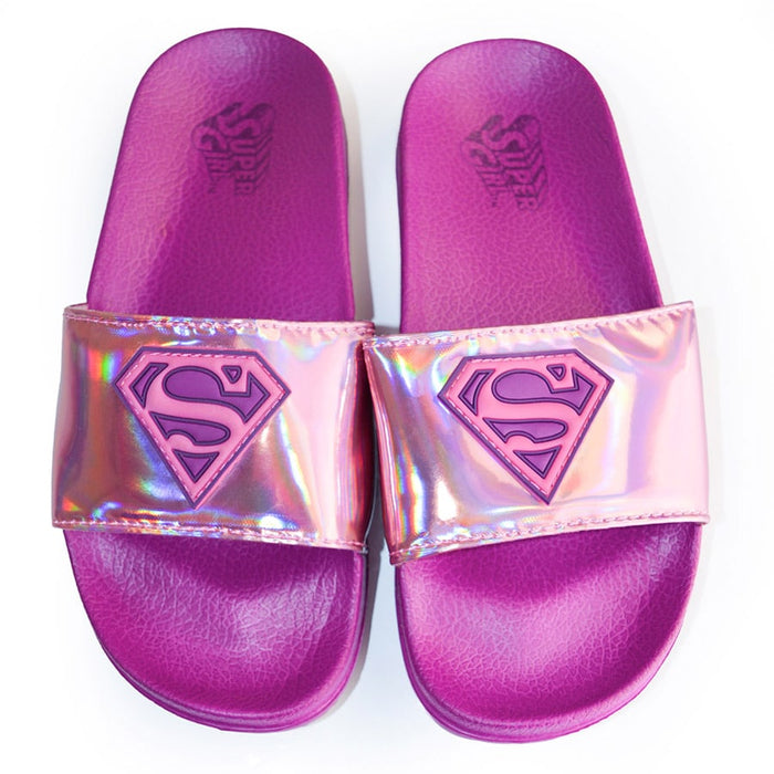 Sandales à enfiler pour jeunes filles Super-Girl de Kids Shoes