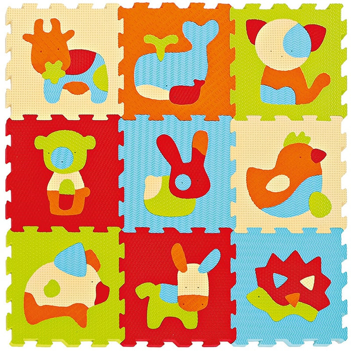LUDI - Baby and Toddler Foam Play Mat Animal Puzzle