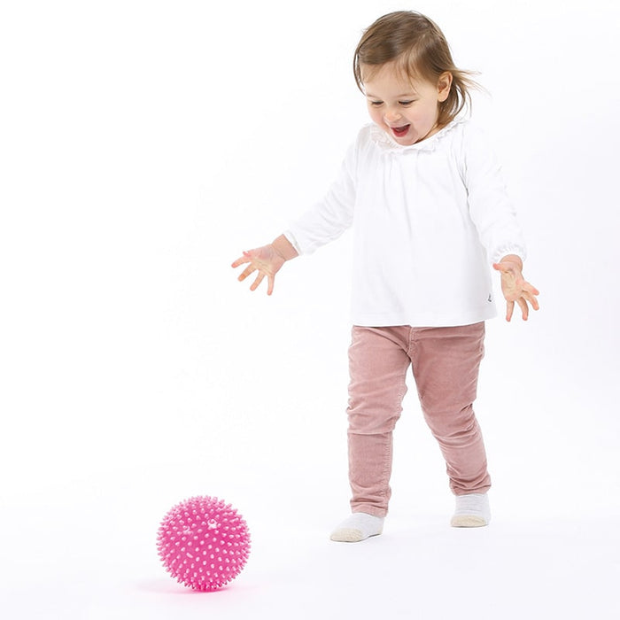 LUDI - Balle jouet sensoriel bicolore - 1 balle