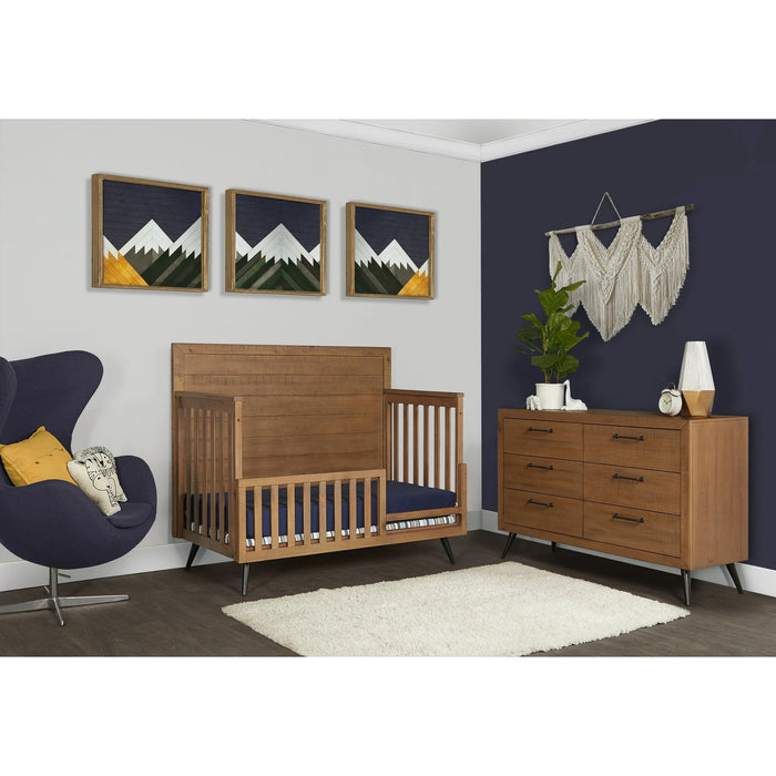 Lit de bébé convertible 4 en 1 Dream On Me Evolur Stilnovo Mid Century