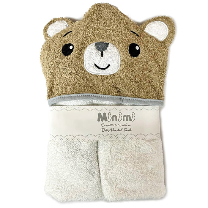 Minimi Baby Bear Hooded Baby Towel