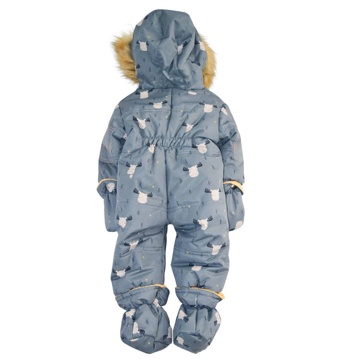 Blizz Baby Boys Moose Snow Suit - 1 piece - (3m to 24m) - 22WBLI3213