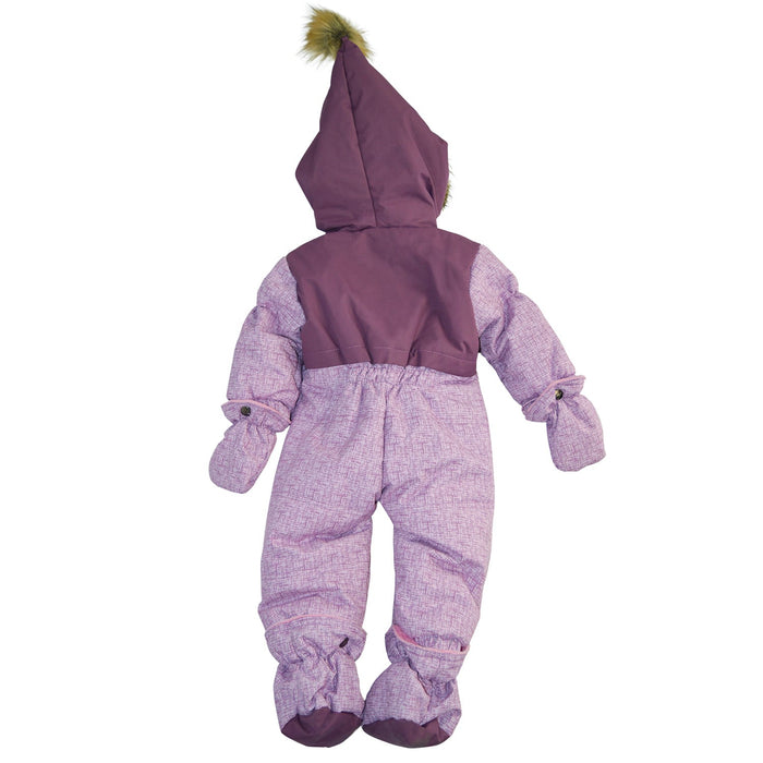 Combinaison de neige Blizz à capuche pointue 1 pièce pour bébé fille (3m à 24m) - 22WBLI5200