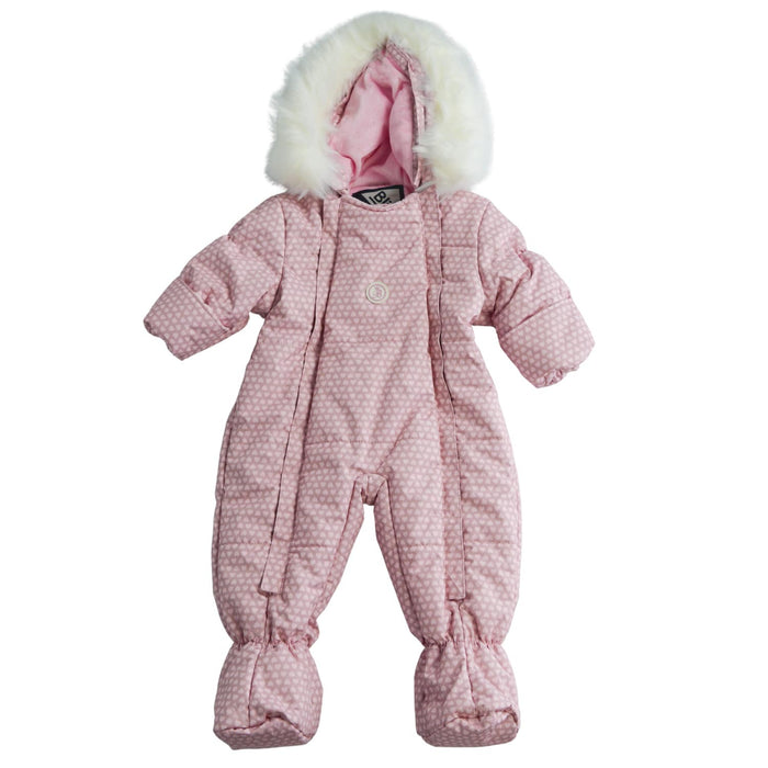 Blizz Baby Girls Little Hearts Snow Suit - 1 piece - (3m to 9m) - 22WBLI5221