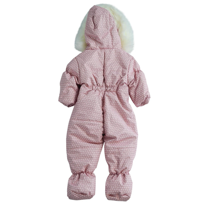 Blizz Baby Girls Little Hearts Snow Suit - 1 piece - (3m to 9m) - 22WBLI5221