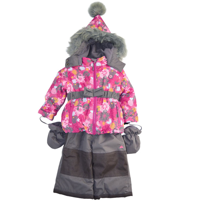 Blizz Toddler Girls with Pointy Hood Snow Suit (18m & 24m) - 22WBLI5223