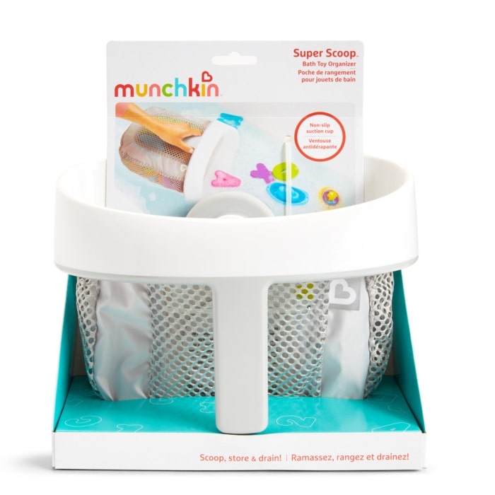 Munchkin Super Scoop Bath Toy Organizer - Grey