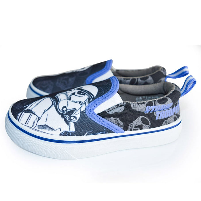 Chaussures canvas à enfiler Star Wars Trooper pour enfants de Kids Shoes
