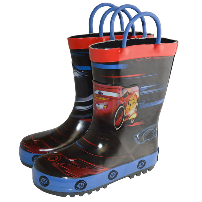 Bottes de pluie Les Bagnoles de Disney pour tout-petits et enfants Kids Shoes (6T à 11T)