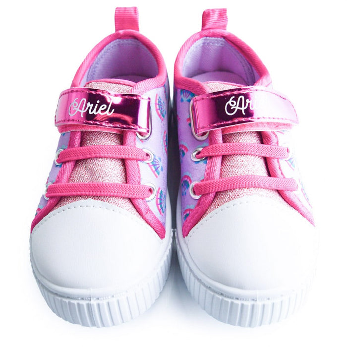 Chaussures canvas Princesse Disney Ariel lumineuses pour fillettes de Kids Shoes