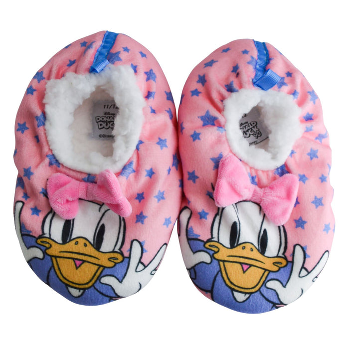 Chaussons antidérapants en sherpa Daisy Duck de Disney pour enfants Kids Shoes - (11-12T à 2-3)