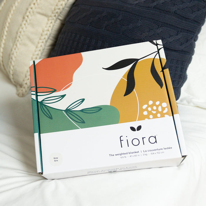 FDMT Fiora Weighted Blanket - 3kg - Grey Birch