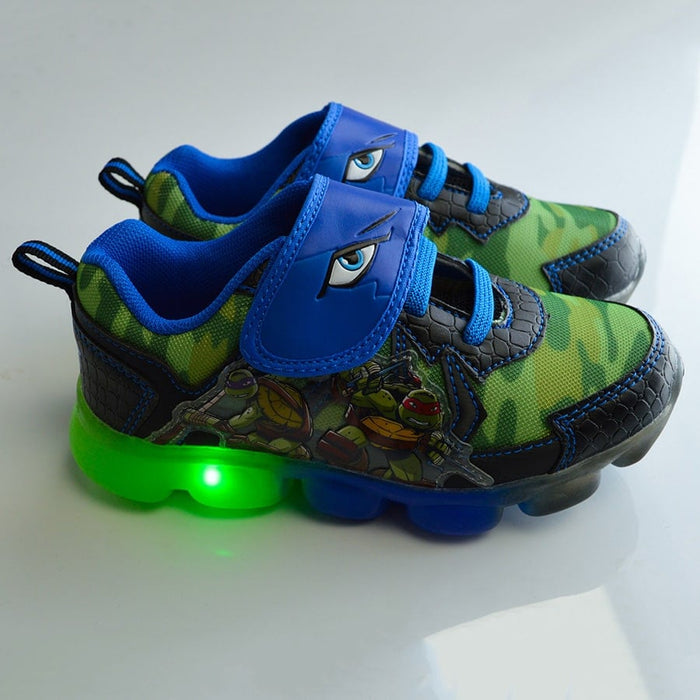 Kids Shoes Teenage Mutant Ninja Turtles Youth Boys Light-up Sports Shoes