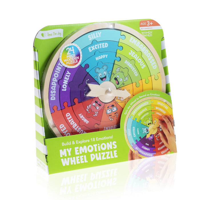 FDMT My Emotions Wheel Puzzle - ENGLISH Version