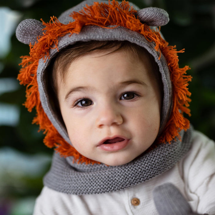 Cagoule en tricot Zoocchini pour bébé et tout-petit