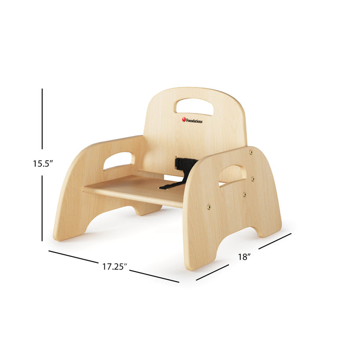 Chaise d'alimentation en bouleau Simple Sitter™ de Foundations (Paquet de 2)