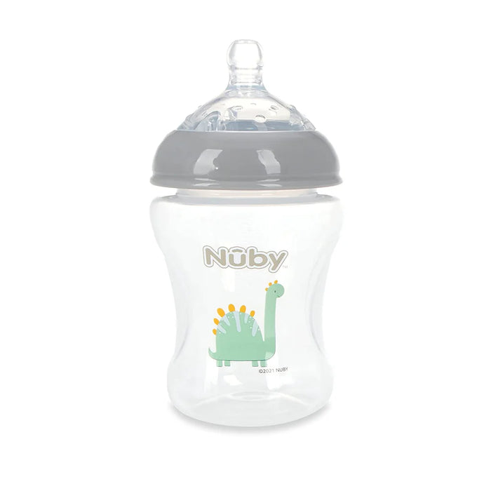 Biberons pour bébé Nuby avec tétine à débit lent - Lot de 3 - 8 oz