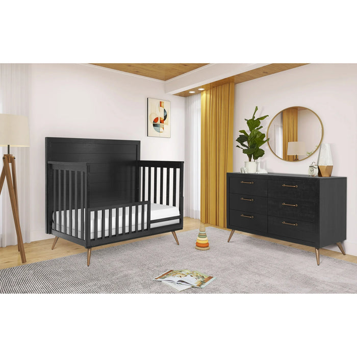 Dream On Me Evolur Stilnovo Mid Century 4-in-1 Convertible Crib