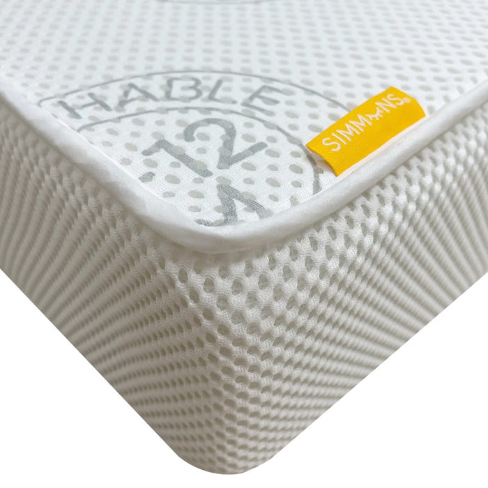 Simmons Breathe Tencel Crib Mattress - Ultra Firm Core, Tencel & Breathable Mesh