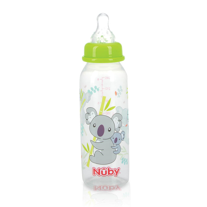 Nuby Non-Drip Baby Bottle Set - 8oz/240ml - 3 Pack