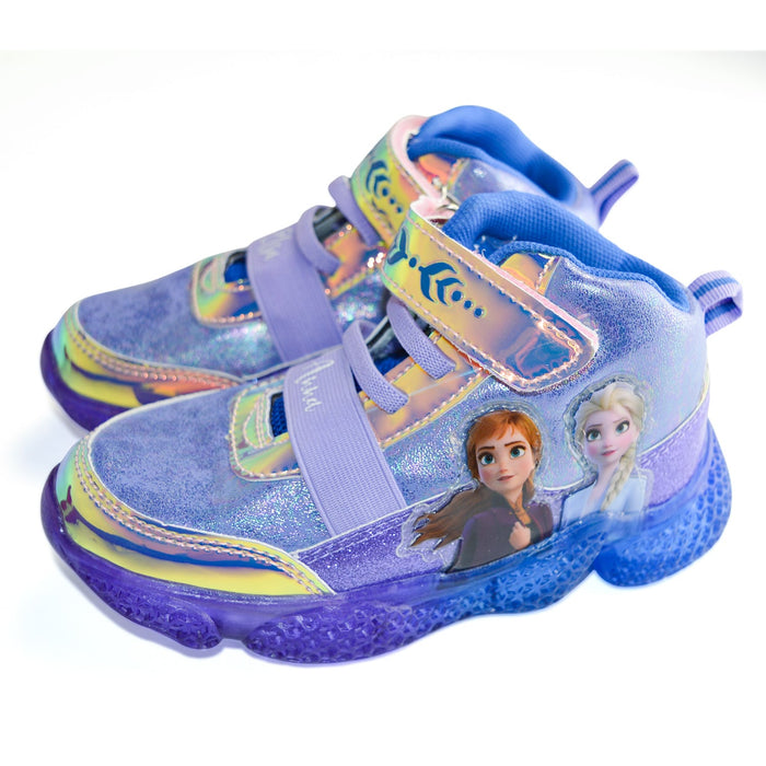 Kids Shoes Disney Frozen Girls Light-up Sports Shoes