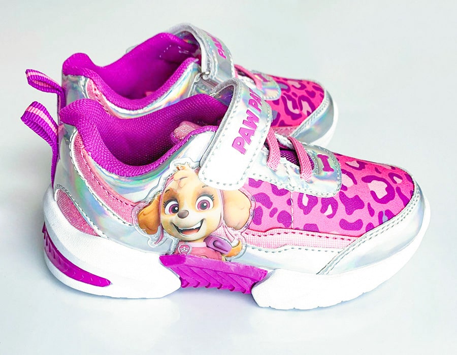Kids Shoes Chaussures sport lumineuses de la Patte Patrouille pour fillettes