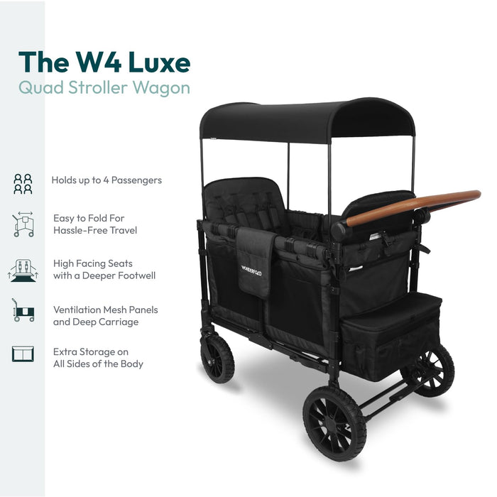 Poussette-wagon quadruple Wonderfold W4 LUXE Premium Push