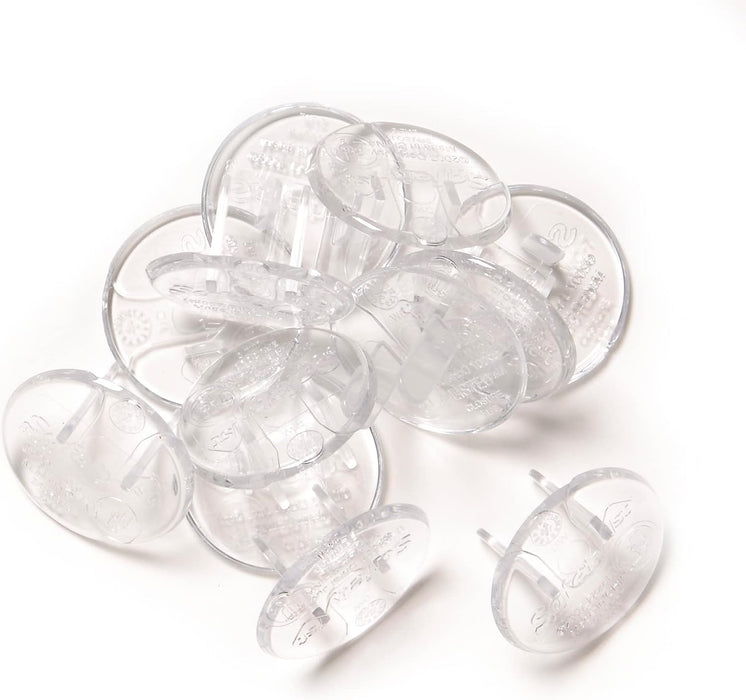 Safety 1st Crystal Clear Plug Protectors-12pk