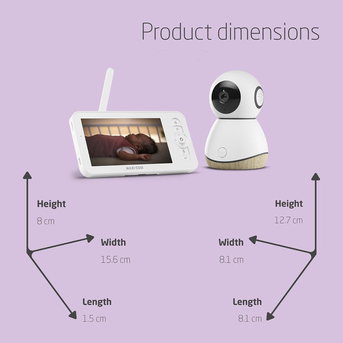 Maxi-Cosi See Pro 360° Baby Monitor & Parent Unit With CryAssist Technology