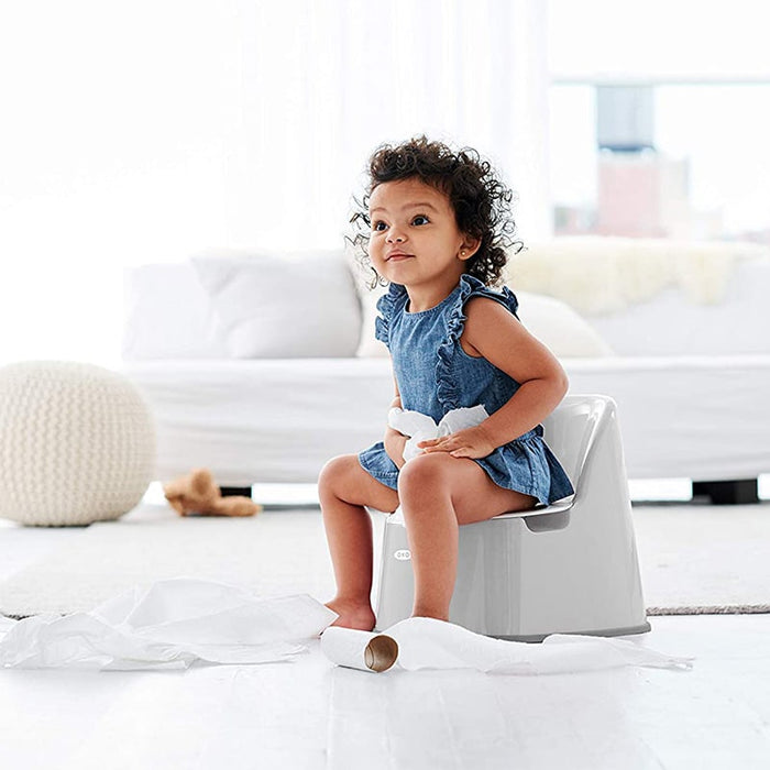 Chaise d'apprentissage de la propreté pour bébés et tout-petits d'Oxo Tot - Gris