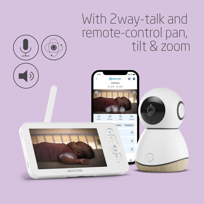 Maxi-Cosi See Pro 360° Baby Monitor & Parent Unit With CryAssist Technology