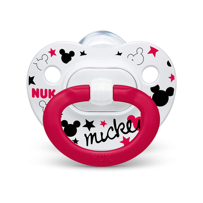 Sucettes orthodontiques Nuk Disney Baby Mickey Mouse - Paquet de 2
