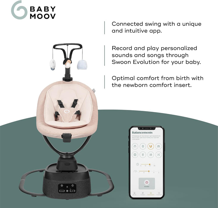 Balançoire pour bébé Babymoov Swoon Evolution Connect