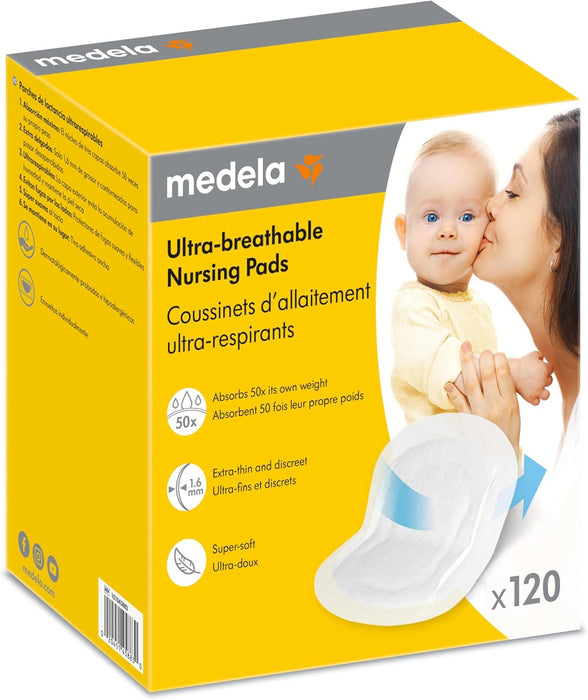 Medela Ultra-Breathable Nursing Pads - 60 or 120 count