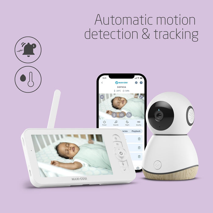 Maxi-Cosi See Pro 360° Baby Monitor & Parent Unit With CryAssist Technology