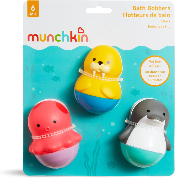 Flotteurs de bain Munchkin - Lot de 3 - Poulpe, Morse et Dauphin