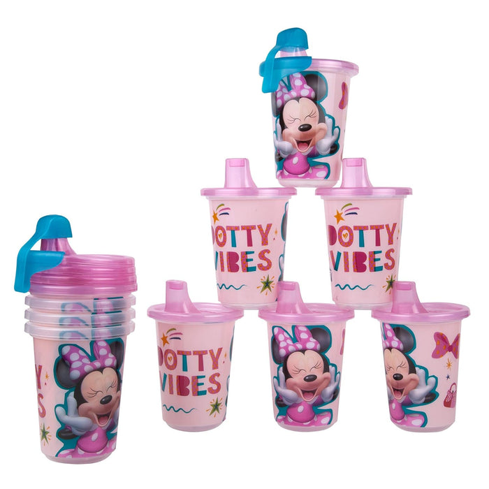 Gobelets anti-déversement sous licence Minnie Mouse Take & Toss de The First Years, 10 oz – Lot de 3