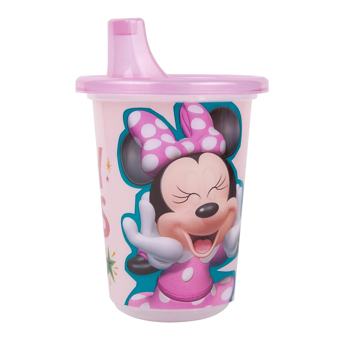 The First Years Take & Toss Spill Proof Licenced Minnie Mouse Sippy Cups, 10 Oz – 3 Pack