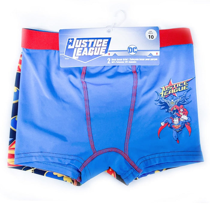 Jellifish DC Justice League Boys Assorted Boxer Briefs - 2 Pack