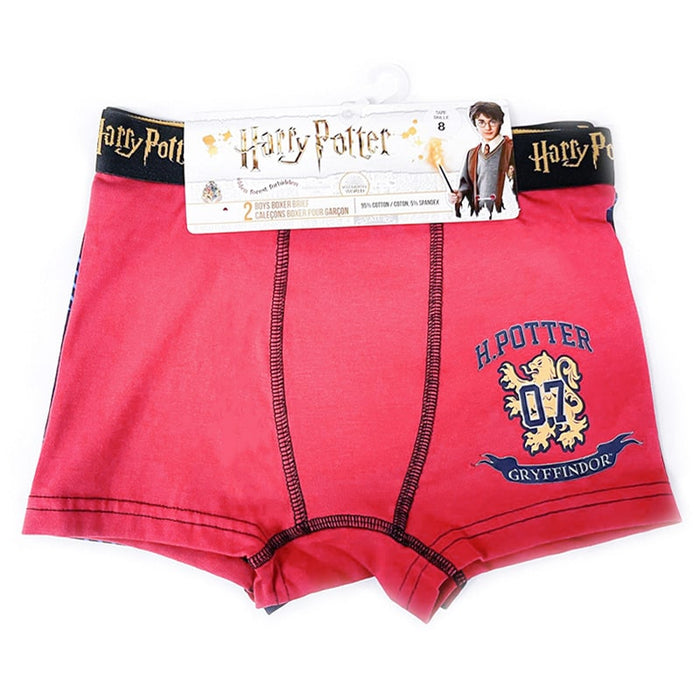 Jellifish Caleçons assortis de Harry Potter pour garçons - Pqt de 2
