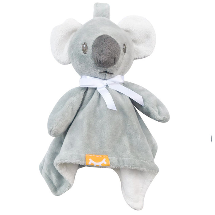 Simmons Baby Pacifier Holder - Security Blanket & Rattle 2 Piece Set - Koala