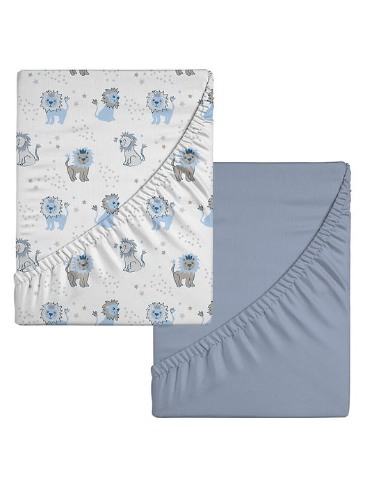 Mish Mash - Fitted Flannel Crib Sheets (2 Pack)