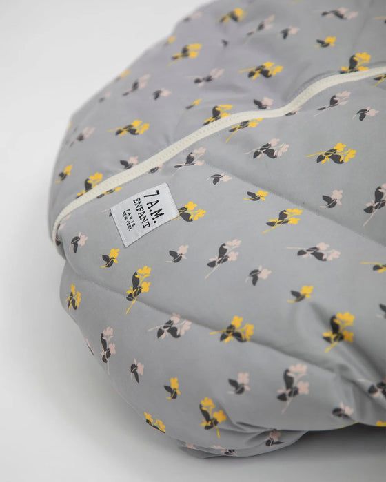 7 A.M. Car Seat Cocoon - Benji Prints Sherpa Cover